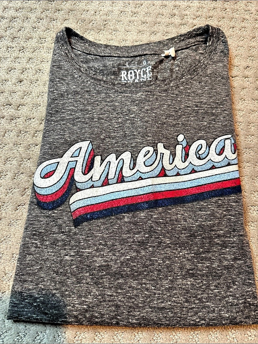 Royce Brand America Graphic Tee Size Large Like New